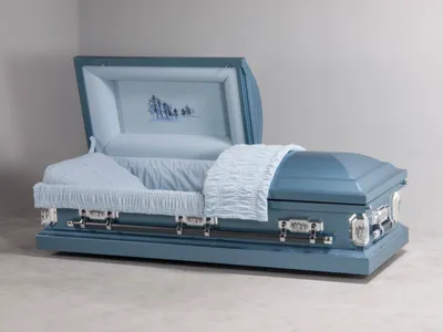 Colorado Blue - Sky Blue Velvet Interior