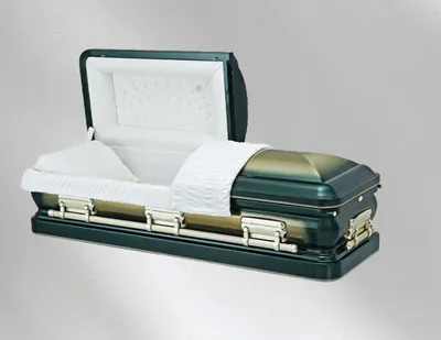 Classic Green - Beige Velvet Interior